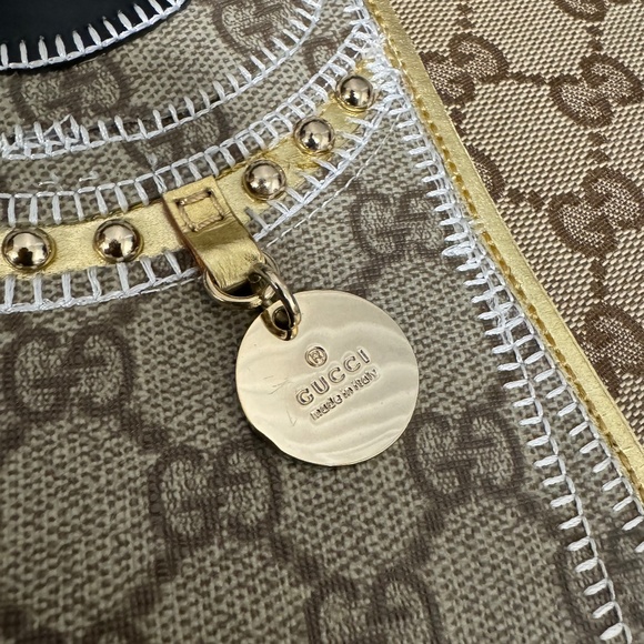 Gucci Classic Monogram Canvas Tote Bag with Oliver Dog (Limited Edition) - Picture 3 of 10